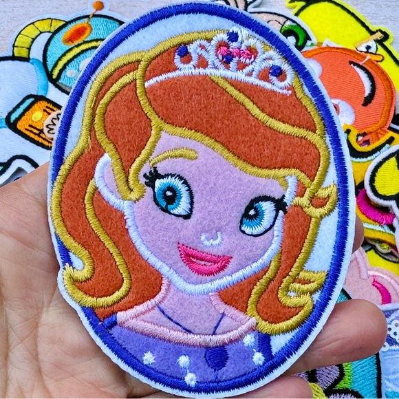 10 pack Children Iron on Patches RANDOM Cartoon Patches Cartoon Iron on … - Picture 5 of 9